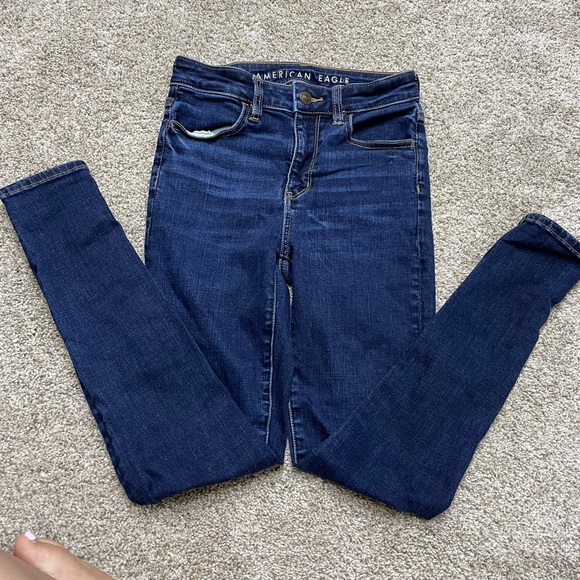 American Eagle Outfitters Denim - American Eagle Super High Waisted stretch jeans